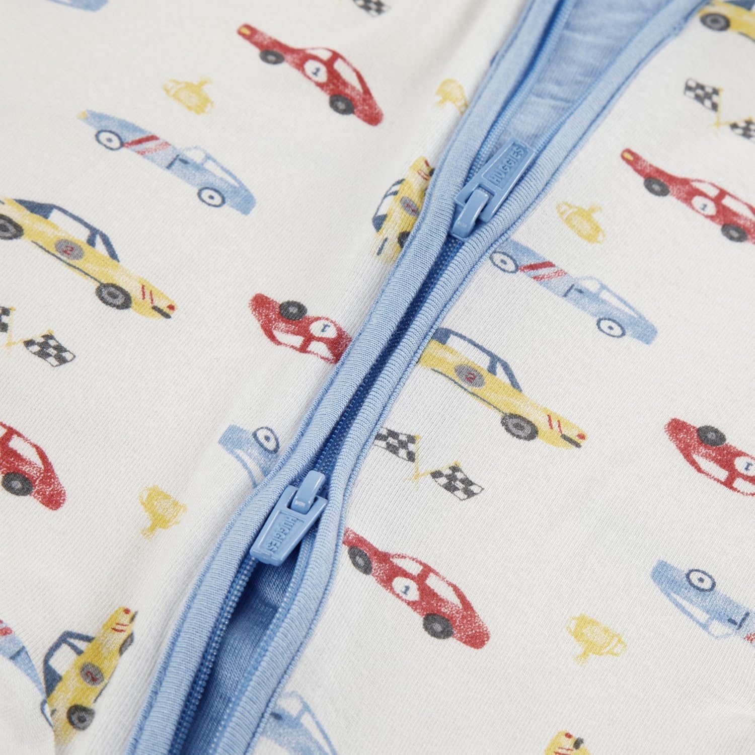 image:imageHUGGIES Baby 2pack Footed CoverallSnow WhiteCars