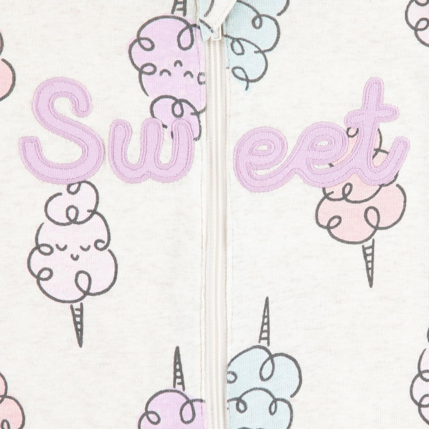 image:imageHUGGIES Baby 3pack Footed Coverall PajamasOatmeal HeatherCotton Candy