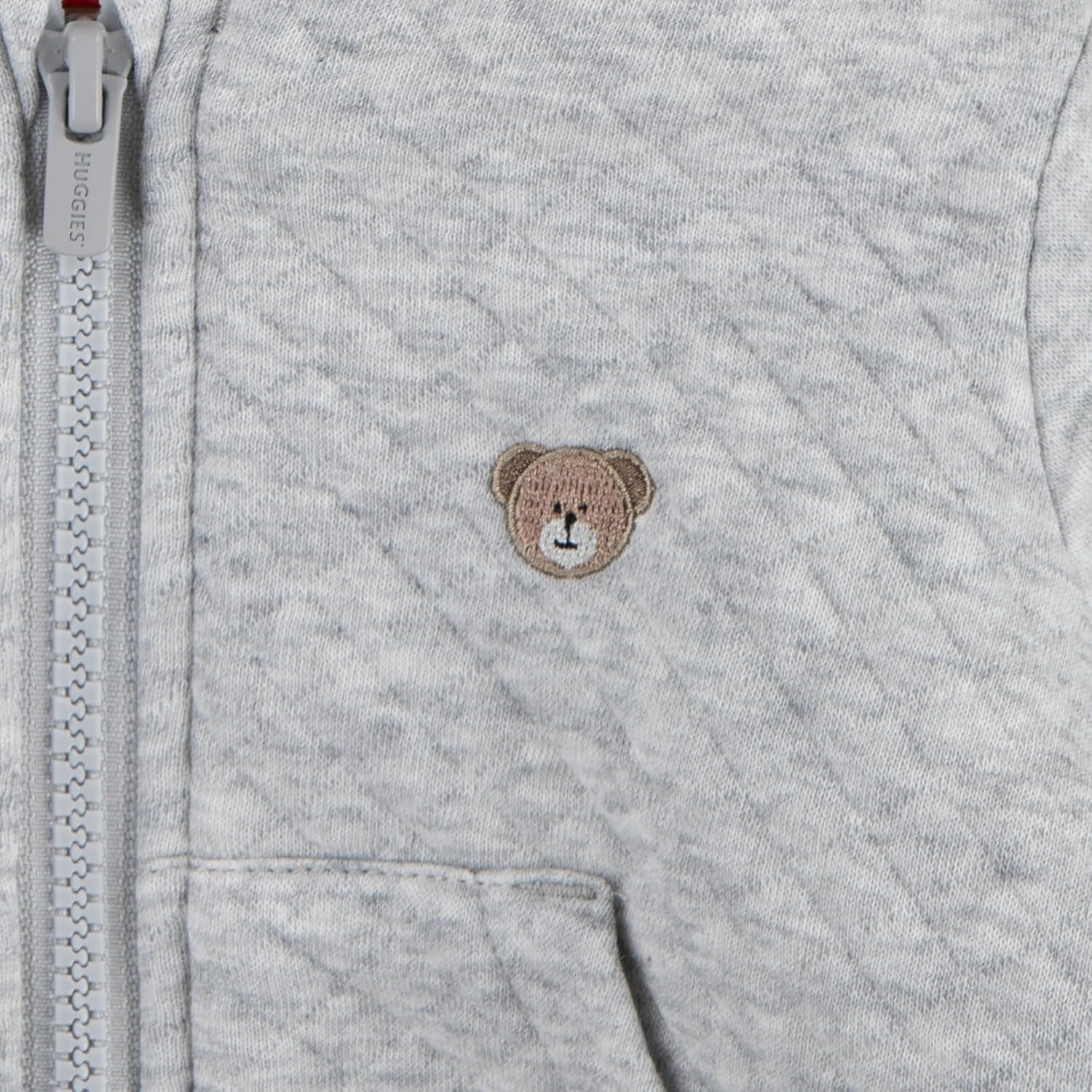 image:imageHUGGIES Baby Fleece Lined Zip Up Hooded JacketSnow White