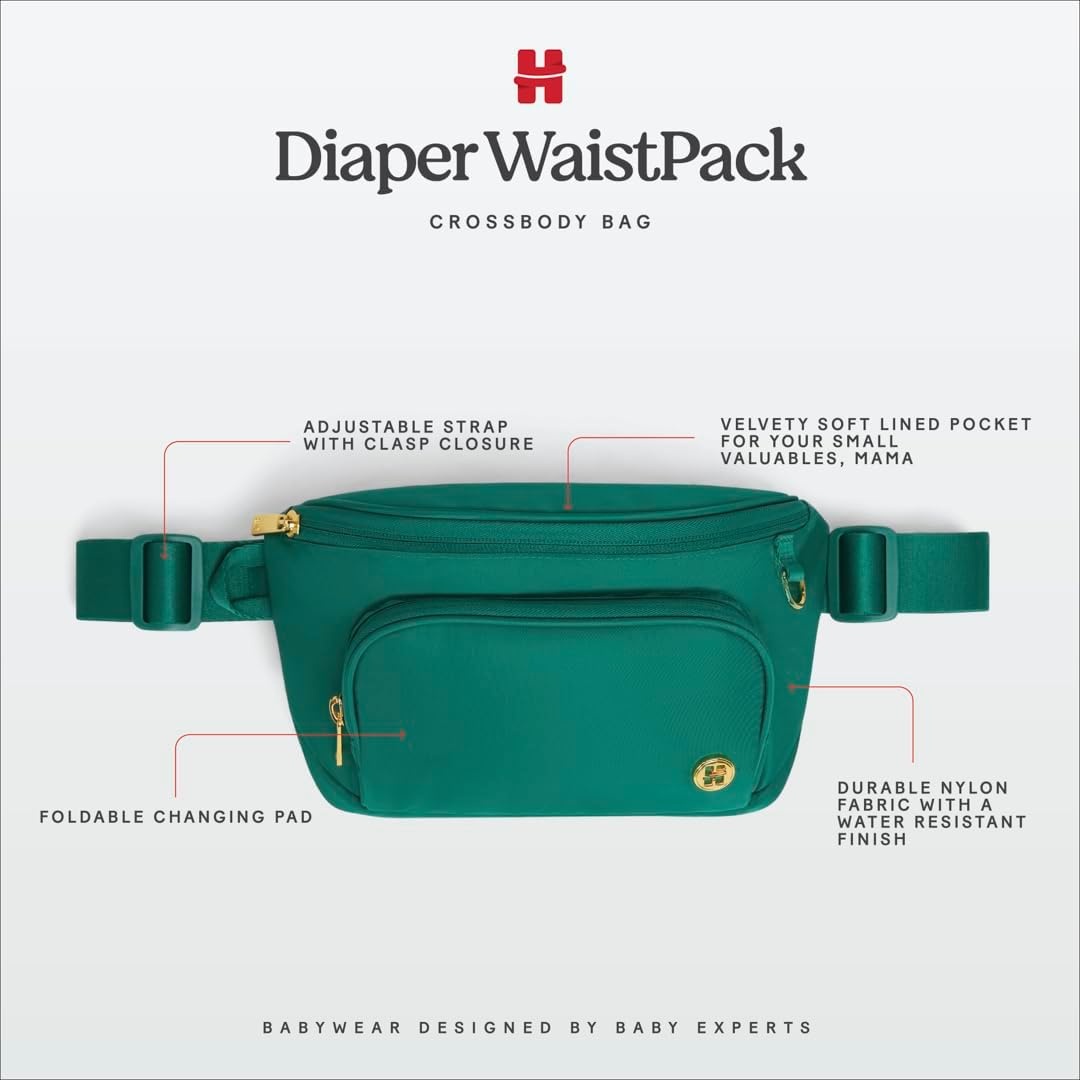 image:imageHUGGIES UnisexAdult Diaper Waistpack Crossbody BagAlpine