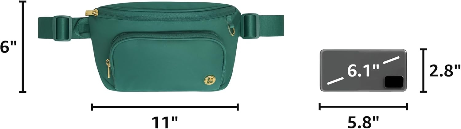 image:imageHUGGIES UnisexAdult Diaper Waistpack Crossbody BagAlpine