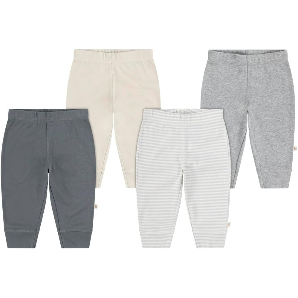 image:imageHUGGIES Baby MultiPack PantsMid Grey HeatherStripe