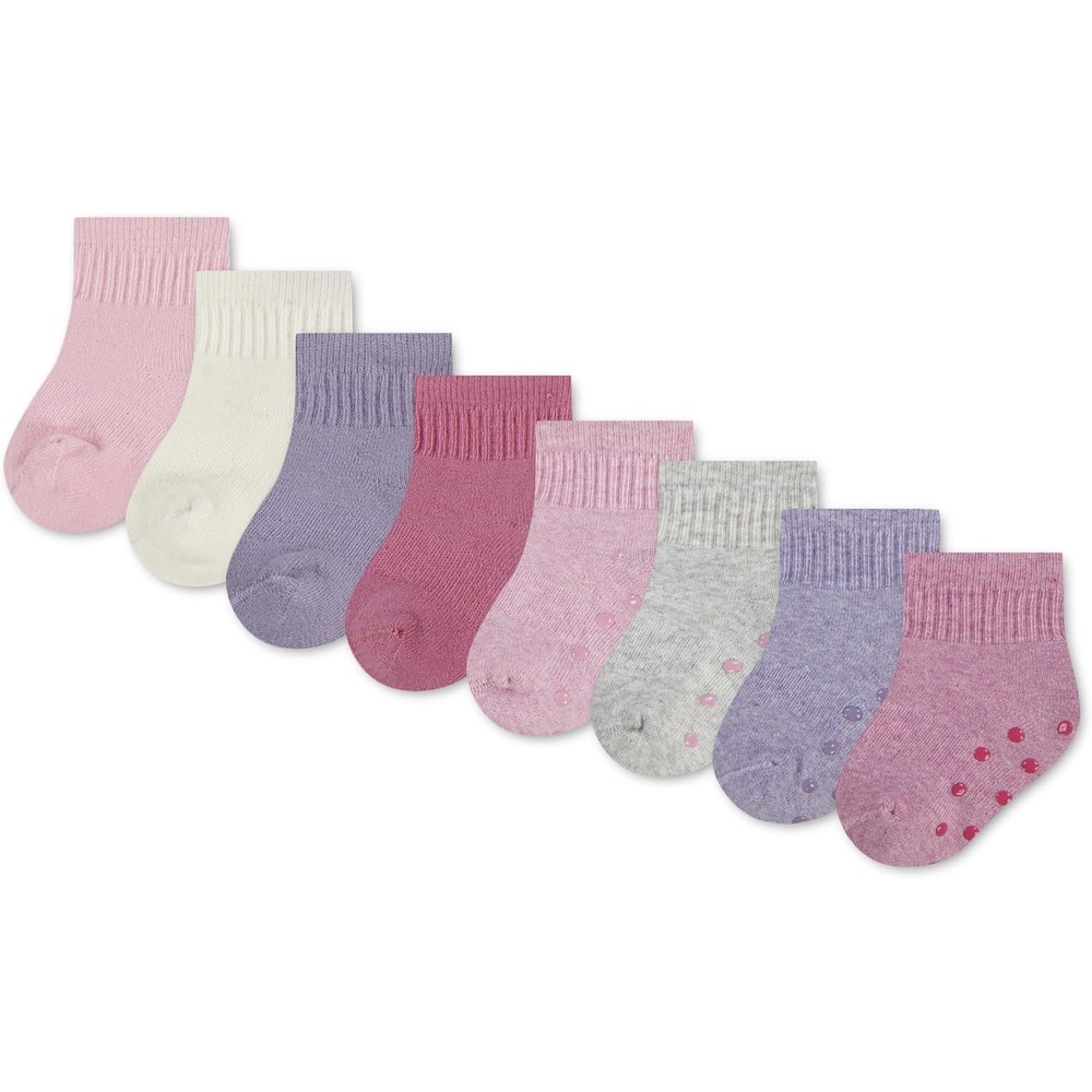 image:imageHUGGIES Baby Multipack Lightweight Ankle Gripper SocksFairy Tale 8pack