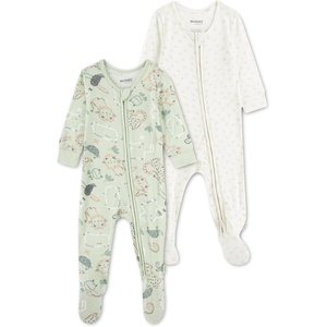 HUGGIES Baby 2-pack Footed Coverall(Lily Pad/Jungle)