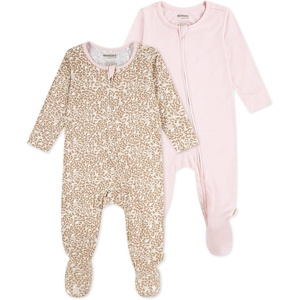 HUGGIES Baby 2-pack Footed Coverall(Lotus/Leopard)
