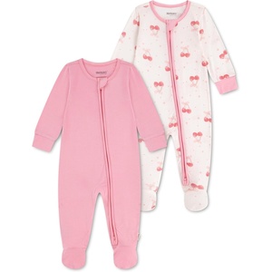 HUGGIES Baby 2-pack Footed Coverall(Peony/Florals)