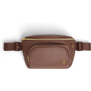 HUGGIES Unisex-Adult Diaper Waistpack Crossbody Bag(Cognac Leather)
