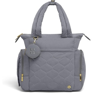 HUGGIES unisex-adult Cozy Hugpack Tote Diaper Bag(Quiet Smoke Quilted)